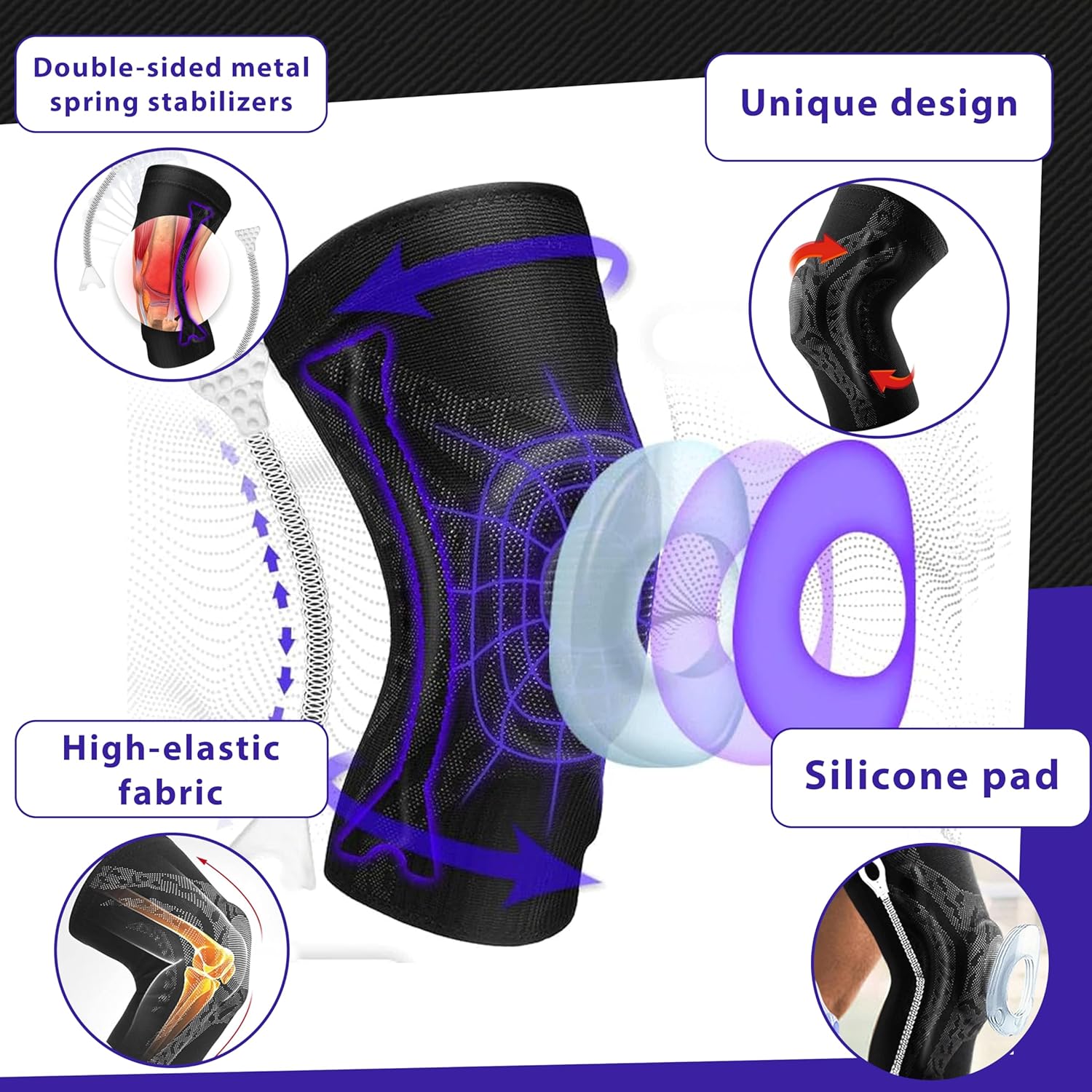 TK Knee Support Pro (Grey)