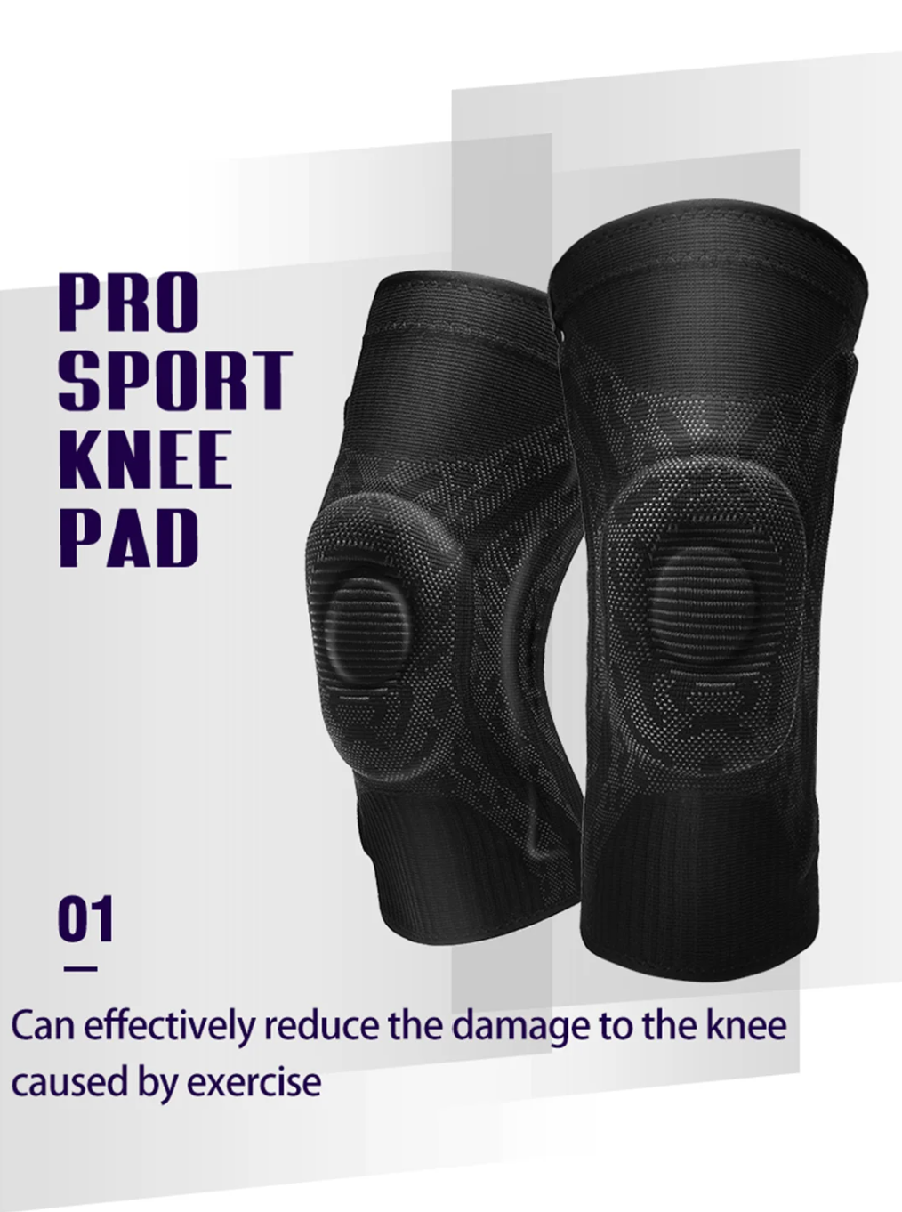 TK Knee Support Pro (Grey)