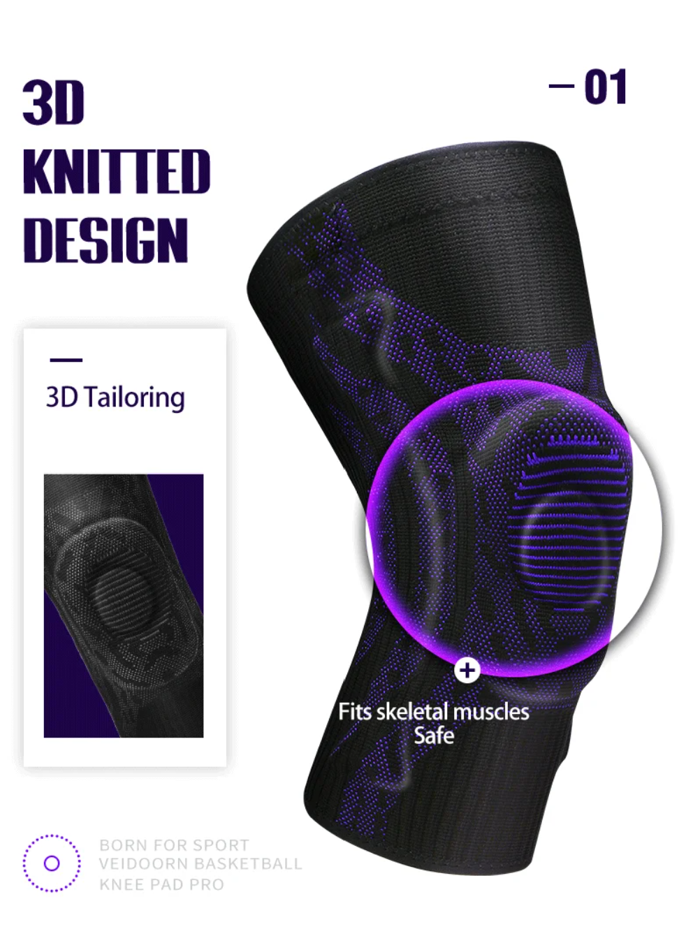 TK Knee Support Pro (Purple)