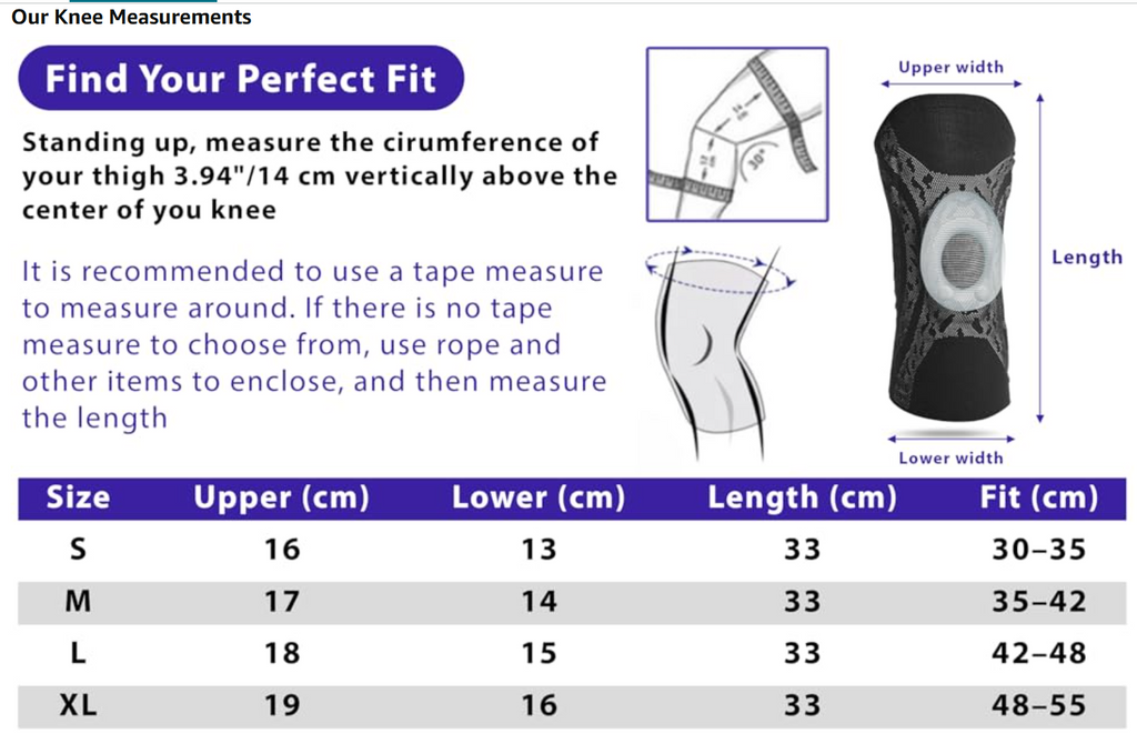 TK Knee Support Pro (Black)